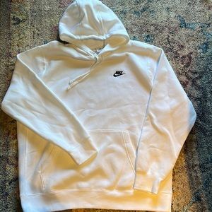 White Nike hoodie